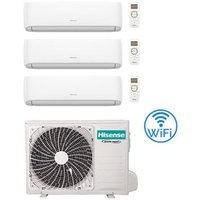 Hisense Hi Comfort Wifi R32 Trial Split Inverter 7000 + 7000 + 7000 BTU Klimaanlage mit E.U. 3AMW52U4RJC Klasse A++/A+ Hisense Hi Comfort Wifi R32 Trial Split Inverter 7000 + 7000 + 7000 BTU Klimaanlage mit E.U. 3AMW52U4RJC Klasse A++/A+ von Hisense