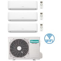 Hisense Hi Comfort Wifi R32 Trial Split Inverter 9000 + 9000 + 9000 BTU Klimaanlage mit E.U. 3AMW52U4RJC Klasse A++/A+ von Hisense