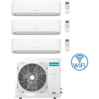 Hi Comfort Wifi R32 Trial Split Inverter-Klimaanlage 9000 + 9000 + 12000 btu mit eu. 3AMW72U4RJC Klasse a++/a+ - Hisense von Hisense