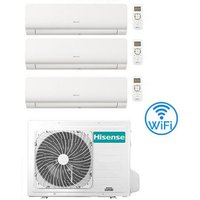 Hisense New Energy Wifi R32 Trial Split 7000 + 7000 + 7000 BTU Inverter-Klimaanlage mit E.U. 3AMW52U4RJC Klasse A++/A+ von Hisense
