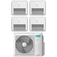 Hisense - Quadri Split Konsole 12+12+12 Klimaanlage mit 4AMW105U4RAA R-32 Wi-Fi Optional Mit Fernbedienung Serie 12000+12000+12000 - Neu von Hisense