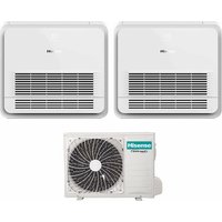 Dual split console 12+12 klimaanlage mit 3amw62u4rjc r-32 wi-fi optionale fernbedienung enthalten 12000+12000 - Hisense von Hisense