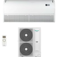 Hisense - inverter-klimaanlage für decke / boden serie turbo 60000 btu auv175ur4rc4 + auw175u6rp4 r-32 wi-fi optional mit fernbedienung inklusive von Hisense