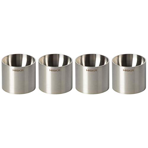 Edelstahl Eierbecher 4er Set Tischdeko Design Modern von HISKA