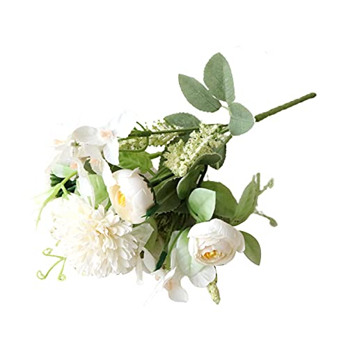 Künstliche Blume zur Dekoration, 1 Strauß einfach zu pflegen, Kunstblumenstrauß, bezaubernde Kunstseide, ewige Kunstblume, Heimdekoration, künstliche Blume von Hislaves