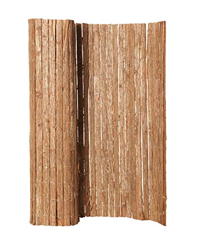 Hiss Reet® Baumrinde Sichtschutz, Rindenmatte I Perfekter Windschutz & Sichtschutz für Balkon, Zaun & Garten I Verschiedene Größen (90 x 300 cm) von Hiss Reet