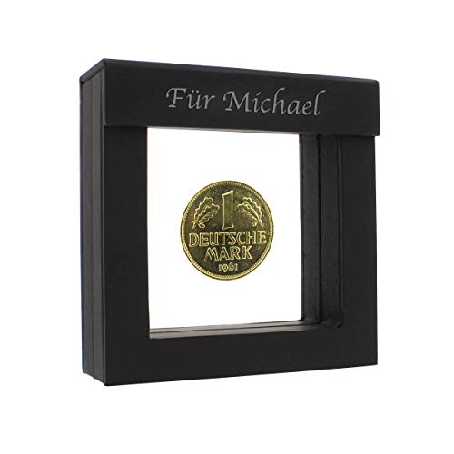 Historia 1 DM-Münze 1967 vergoldet - Jahrgangsmünze mit Ihrer persönlichen Gravur auf dem Rahmen Historia 1 DM-Münze 1967 vergoldet - Jahrgangsmünze mit Ihrer persönlichen Gravur auf dem Rahmen von Historia