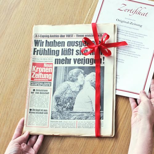 Zeitung aus Österreich vom Tag der Geburt 1944 - historische Originalzeitung als Geschenkidee zum Geburtstag von Historia