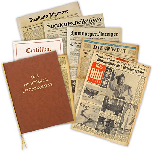 Zeitung vom Tag der Geburt 1935 - historische Zeitung inkl. Mappe & Zertifikat als Geschenkidee von Historia