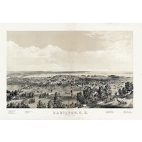 Hamilton, Ontario, Kanada West, 1859, Karte Auf Schwerer Baumwollleinwand, 50 X 70 cm, 20 25" Ca Hamilton, Ontario, Kanada West, 1859, Karte Auf Schwerer Baumwollleinwand, 50 X 70 cm, 20 25" Ca von HistoricMapsofCanada
