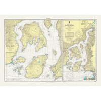 Howe Sound, British Columbia, A Topographical Map, 1952 von HistoricMapsofCanada