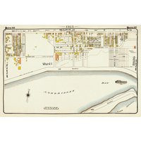 Teller 103, Toronto East, The Beach, Ashbridges Bay, 1913, Karte Auf Schwerer Baumwollleinwand, 20 X 30" Oder 50 75cm. Ca von HistoricMapsofCanada