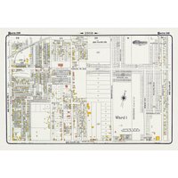 Teller 106, Toronto East, Leslieville Und North, 1910, Karte Auf Schwerer Baumwollleinwand, Ca. 20 X 30" von HistoricMapsofCanada