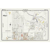 Teller 114, Toronto East, Danforth, Dentonia, Dawes Road, 1910, Karte Auf Schwerer Baumwollleinwand, Ca von HistoricMapsofCanada