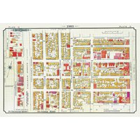 Teller 12, Toronto Downtown, St John Es Ward, 1903, Karte Auf Schwerer Baumwollleinwand, 20 X 30", 50 76cm, Ca von HistoricMapsofCanada