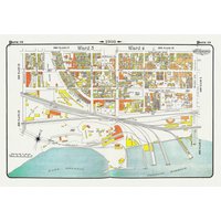 Teller 19, Toronto West, Waterfront, Fuß Der Bathurst St., 1910, Karte Auf Schwerer Baumwollleinwand, Ca. 20 X 30" von HistoricMapsofCanada