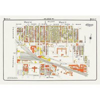 Teller 21, Toronto West, Parkdale & Liberty Village, Lunatic Asylum, 1910, Karte Auf Schwerer Baumwollleinwand, 20 X 30" Ca von HistoricMapsofCanada