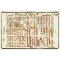 Teller 32, Toronto Uptown West, Seaton Village, Anhang, 1913, Karte Auf Schwerem Baumwollleinen, Ca von HistoricMapsofCanada