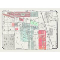 Teller 39, Toronto West, The Junction, 1884, Landkarte Auf Schwerem Baumwoll Canvas, 20 X 30" Ca von HistoricMapsofCanada