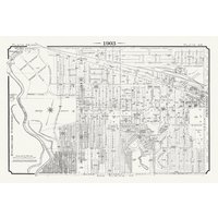 Teller 44, Toronto West, Baby Estate & Junction 1903, Karte Auf Schwerer Baumwollleinwand, 20 X 30" Oder 50 75cm. Ca von HistoricMapsofCanada