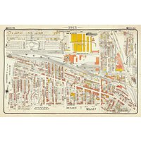 Teller 64, Toronto West, The Junction & Stockyards, 1913, Karte Auf Schwerer Baumwollleinwand, 20 X 30" Oder 50 75cm. Ca von HistoricMapsofCanada