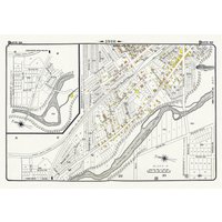 Teller 80, Toronto North & West, Weston, 1910, Karte Auf Schwerer Baumwollleinwand, 20 X 30" Ca von HistoricMapsofCanada