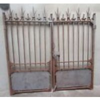 Eisentor, Original Antik, Teilrestauriert von HistorischeBaustoffe