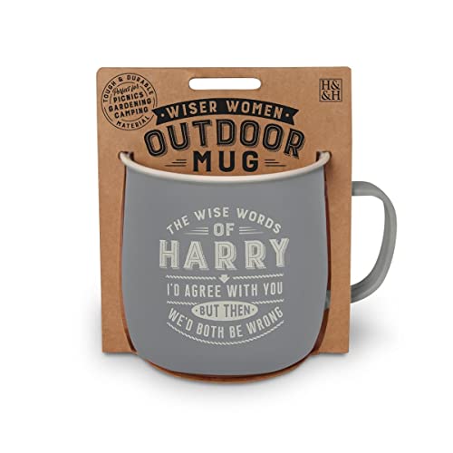 History & Heraldry Personalisierte Outdoor-Tasse (Harry) von History & Heraldry