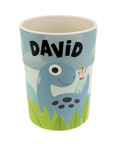 History & Heraldry Personalisierter Kinderbecher David | Melamin | 250ml von History & Heraldry