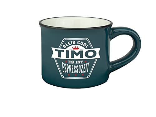 Persönliche Espresso Tasse - Timo |Steinzeug|50ml| von History & Heraldry
