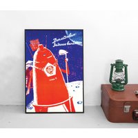 Poster -Lunokhod - Sowjetunion Russland Raumfahrt Cccp Propaganda Plakat Yuri Gagarin Weltraum von Historyonyourwall