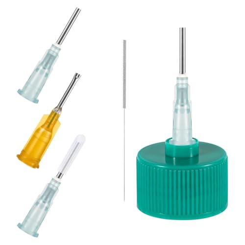 Histos 41-Teiliges Präzisions-Applikatorkappen-Set, Präzisions-Applikatorkappen mit Spitze für 2oz Acrylfarbflaschen, Präzisions-Flaschenverschlüsse von Histos