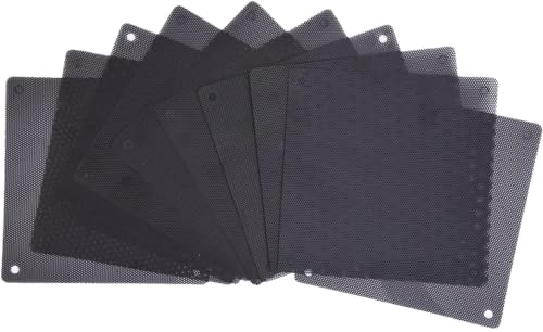 30 Stück 3 Größen Computer Lüfter Filter PC Staubfilter Kühler PVC Schwarz Staubdichte Gehäuse Abdeckung Computer Mesh (30 Stück) von Hisxus