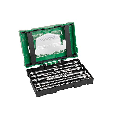 HitachiHIKOKI Bohrer-Set, 40030030, 10tlg SDS-Plus Bohrer von Hitachi