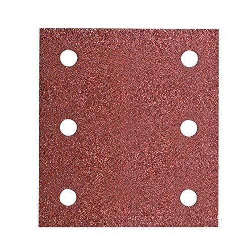 HIKOKI 753044 - Papel de lija para lijadoras orbitales 114x104 mm grano 100 con Velcro (Envase 10 ud.) von Hitachi