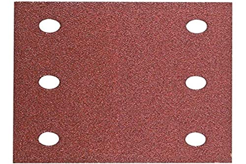 HIKOKI 753047 - Papel de lija para lijadoras orbitales 114x104 mm grano 180 con Velcro (Envase 10 ud.) von Hitachi