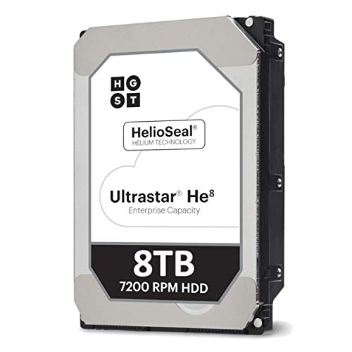 Hitachi 0F23668 SATA-Festplatte 8,9 cm (3,5 Zoll) 8TB SATA3 He8 HUH728080ALE604 von Hitachi