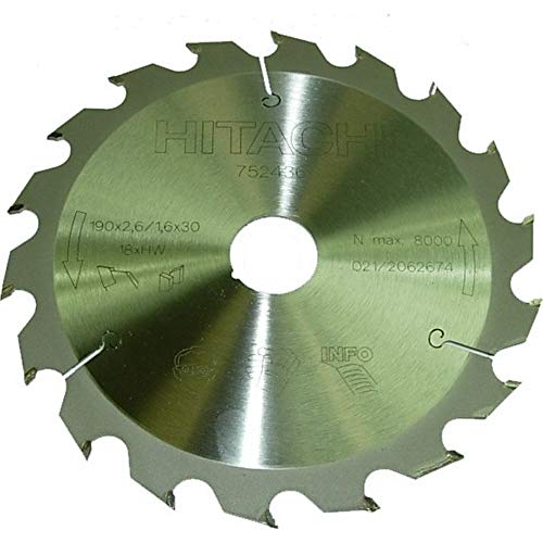 Disco para sierra circular e ingletadora - M1: 190 M2: 2,6 M3: 1,6 von Hitachi