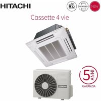Hitachi - Kassetten-Klimagerät 4-Wege-Inverter 12000 Btu RAI-35RPE R-32 Wi-Fi Optional mit Gitter enthalten - Neu von Hitachi