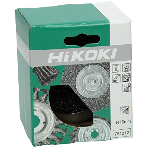 HitachiHIKOKI Topfbürste gekräusel 75 x M14 x 0,3, 751312 von HIKOKI