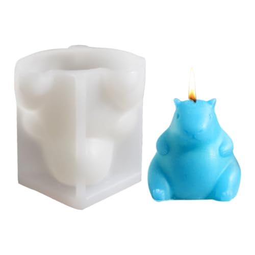 Hitburu 3D Capybara Silikonform - Gussform Für Beton Tiere,Zierde Für Zuhause Einfache Entformung Handwerk Werkzeug Für Wachs Zement Harz Seife Ton von Hitburu