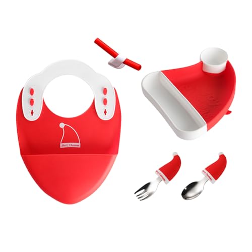 Hitburu Baby -Set - Toddler Geschirr Set,Weihnachten Kindergeschirr für Reisen Kita Zuhause Beschäftigte Betreuer Mädchen Neue Eltern Camping Familienfeiern Hotel Hitburu Baby -Set - Toddler Geschirr Set,Weihnachten Kindergeschirr für Reisen Kita Zuhause Beschäftigte Betreuer Mädchen Neue Eltern Camping Familienfeiern Hotel von Hitburu