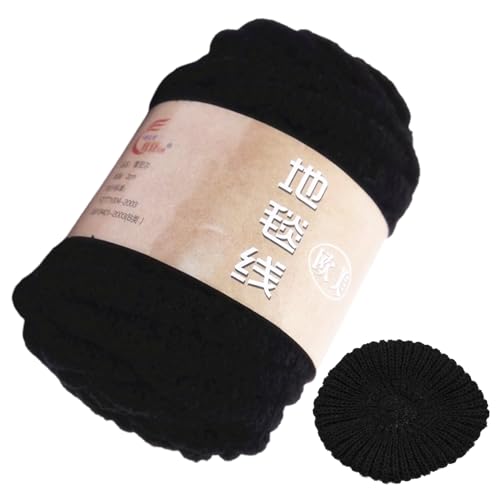 Hitburu Chenillegarn zum Häkeln, Fuzzy Chenille dickes Garn, Wollknäuel zum Basteln, weiches Garn Häkeln, flauschiges Polyestergarn für Hüte, Schuhe, Handschuhe von Hitburu