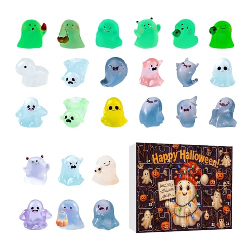 Hitburu Countdown Kalender - Halloween Countdown Kalender Mit Figuren | Deko Figuren Für Baum Tisch Wohnzimmer Fenster Büro Party Festtag Kinder Hitburu Countdown Kalender - Halloween Countdown Kalender Mit Figuren | Deko Figuren Für Baum Tisch Wohnzimmer Fenster Büro Party Festtag Kinder von Hitburu