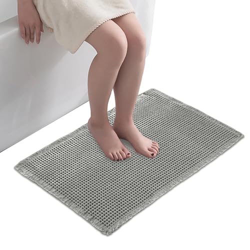 Hitburu Duschmatte | Badezimmer Bodenmatte Duschmatte - Schnelltrocknende Saugstark Waffelstruktur Maschinenwaschbar Badezimmer Küche Hitburu Duschmatte | Badezimmer Bodenmatte Duschmatte - Schnelltrocknende Saugstark Waffelstruktur Maschinenwaschbar Badezimmer Küche von Hitburu