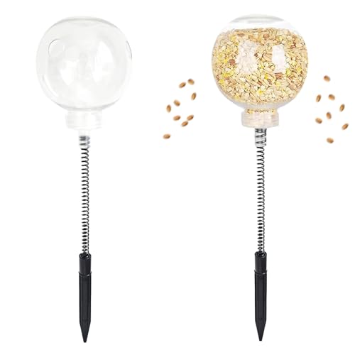 Hitburu Großer Futterautomat für Hühner,2 Stück Hühnerstall Futterautomat Mit Erdspieß | Wiederbefüllbarer Mobiler Hühnertrog Zur Fütterung Für Bauernhof Hinterhof Hitburu Großer Futterautomat für Hühner,2 Stück Hühnerstall Futterautomat Mit Erdspieß | Wiederbefüllbarer Mobiler Hühnertrog Zur Fütterung Für Bauernhof Hinterhof von Hitburu