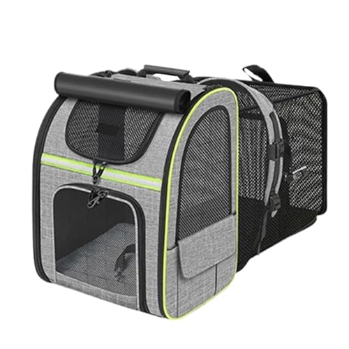 Hitburu Hundetrage Rucksack | Hundetransporter Rucksack | Zusammenklappbar Erweiterbar Leichter Haustierrucksack Für Camping Outdoor Hitburu Hundetrage Rucksack | Hundetransporter Rucksack | Zusammenklappbar Erweiterbar Leichter Haustierrucksack Für Camping Outdoor von Hitburu
