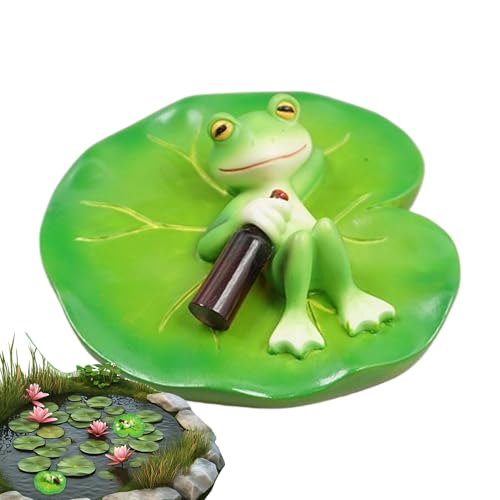 Hitburu Mini Frösche - Leichte Miniatur Froschfiguren - Niedliche Realistische Zierfiguren Für Haus Garten Schreibtisch Terrarium Bücherregal von Hitburu