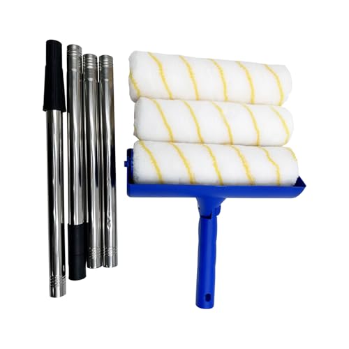 Hitburu Paint Roller | Professionelles Maler Set | Ergonomischer Farbroller Mit Teleskopstiel Für Wände, Möbel & Decken Innenraumgestaltung Heimwerkerprojekte Hitburu Paint Roller | Professionelles Maler Set | Ergonomischer Farbroller Mit Teleskopstiel Für Wände, Möbel & Decken Innenraumgestaltung Heimwerkerprojekte von Hitburu