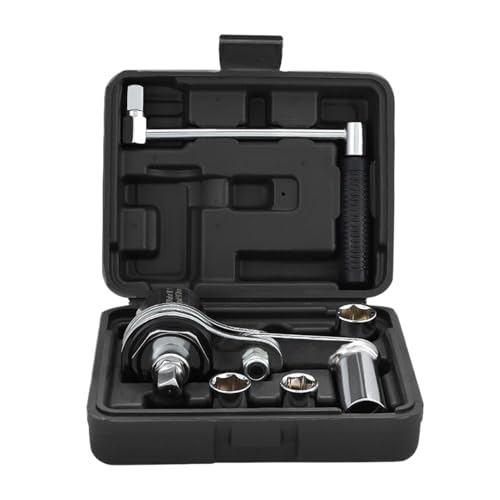Hitburu Schwerlast Drehmoment Multiplikator Werkzeug Set | Drehmomentschlüssel Set - Radmuttern Entferner Reifenwechsel Kit mit Nüssen für LKW Werkstatt Wartung Hitburu Schwerlast Drehmoment Multiplikator Werkzeug Set | Drehmomentschlüssel Set - Radmuttern Entferner Reifenwechsel Kit mit Nüssen für LKW Werkstatt Wartung von Hitburu